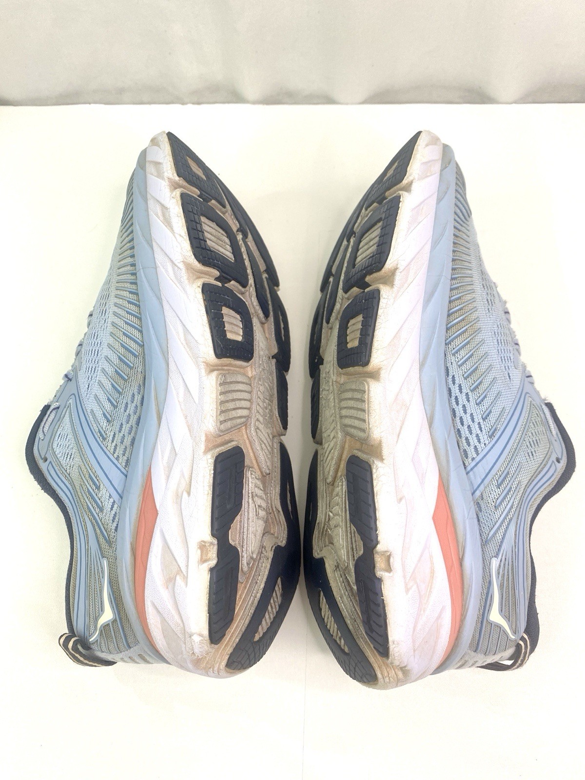 HOKA ONE Womens Size 8 Wide Blue Orange Bondi 7 Running Shoes Sneaker Cushioned thumbnail 7