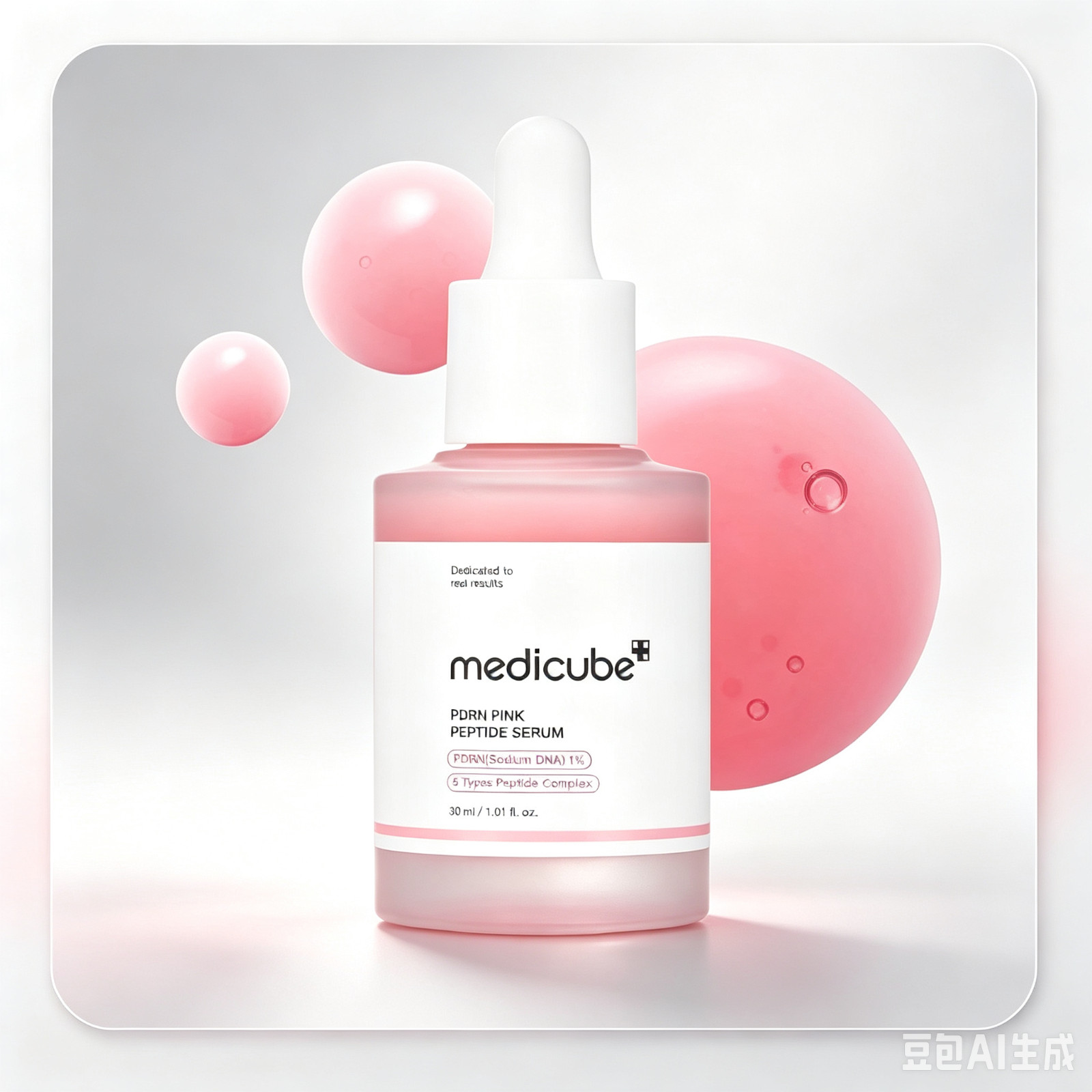 Medicube PDRN Pink Peptide Serum 30ml / 1.01 oz– SALMON DNA For Anti-Aging Care