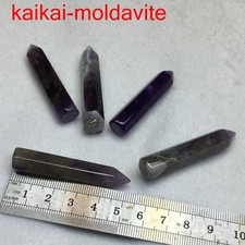 5Pcs/lot natural amethyst stone high quality healing point crystal pillar FJ005