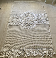 Ancien Rideau en  coton  -  134 cm x 220 cm