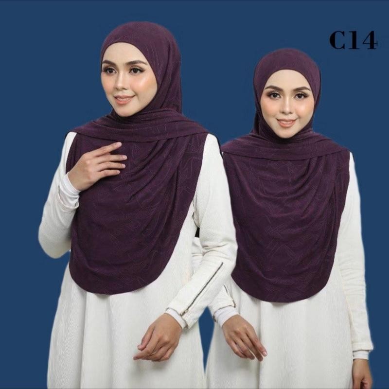 Curve Instant Hijab Tie Back Style Soft Awning Material Cotton lace image 9