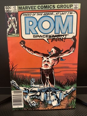 ROM Spaceknight #43 (1983) Marvel Comics Newsstand - VF