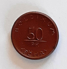 Notgeld Miśnieńska porcelana moneta 50 fenigów 1921 - BOLDIXUM FÖHR