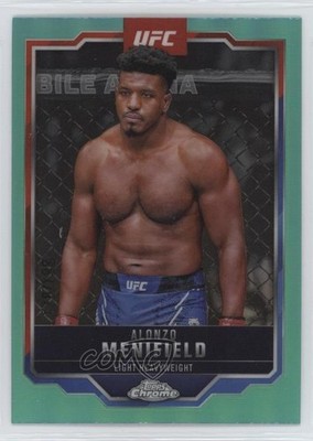 2025 Topps Chrome UFC Aqua Refractor 178/199 Alonzo Menifield #159 0zz3