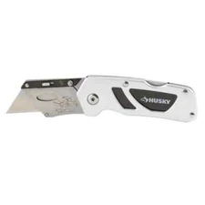 Husky Compact Folding Lock-Back Utility Knife