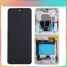 OLED Display LCD Screen w/ Touch Digitizer For Samsung Galaxy Z Flip3 F711 Cream
