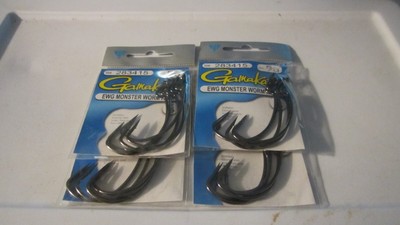 Lots Of  4 Packs Gamakatsu  ewg monster worm hook  size 5/0 5 hk pack