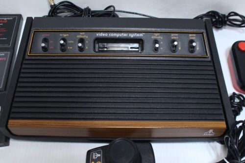 Atari 2600 Heavy Sixer Console Fully Tested w/ Original Paddles READ - Picture 2 of 23