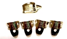 Dunlop Metal Nickel Silver 4 Finger Picks & Thumb pick .015 inch