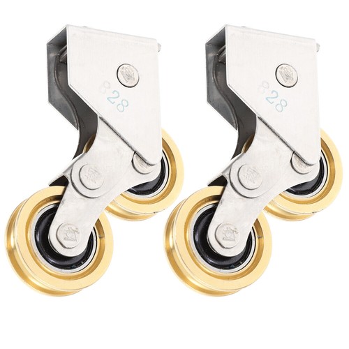 2 Pcs Schiebetür Riemenscheibe Rollen Für Schiebetüren Terrassentüren