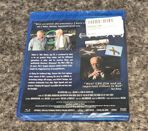 Flying the Feathered Edge: The Bob Hoover Project (Blu-ray) NEW Rare OOP - Picture 2 of 2