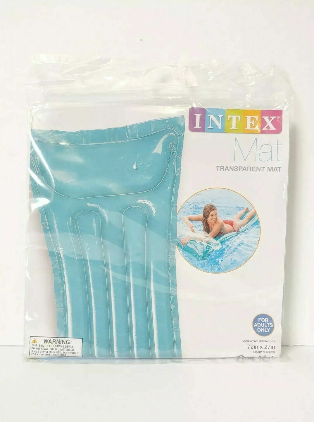 intex inflatable floating mat