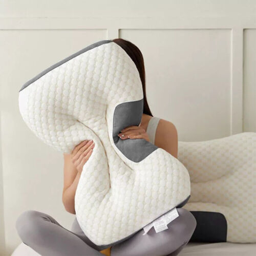 Memory Foam Kopfkissen Nackenkissen Orthopädisch Schlafkissen Nackenstützkissen - Bild 16 von 18