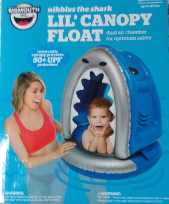 Bigmouth Inc Nibbles The Shark Lil' Canopy Float Up To 40 12