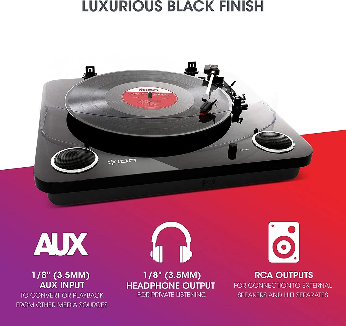 Tocadiscos best sale ion max