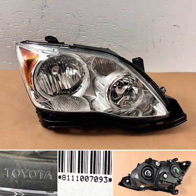 NEW OEM 2008 2009 2010 TOYOTA AVALON RIGHT SIDE HALOGEN HEADLIGHT