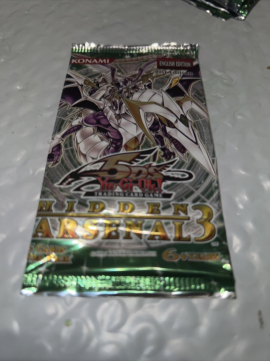 YuGiOh Hidden Arsenal 3 Booster Pack 1st Ed New Sealed