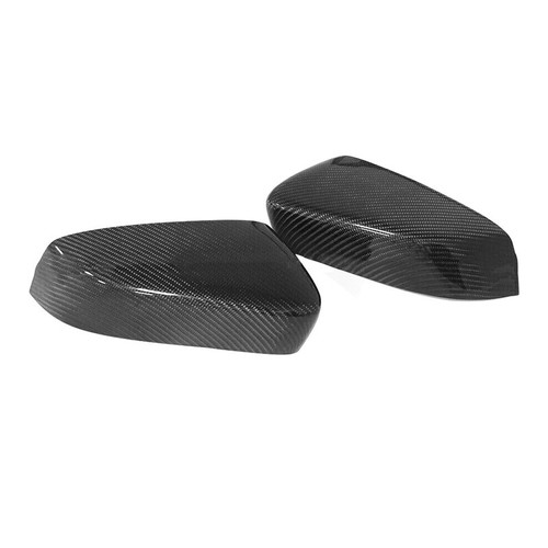 Cubierta de espejo de ala de fibra de carbono real superpuesta para Ford Mustang GT 2009-2013 - Imagen 2 de 7