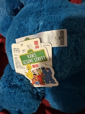 KAWS×UNIQLO クッキーモンスターぬいぐるみ Authentic Kaws x Sesame Street Uniqlo Plush Cookie Monster