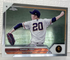 Shosei Togo 2023 Topps Chrome NPB Baseball Card #68 Samurai Giants Japan