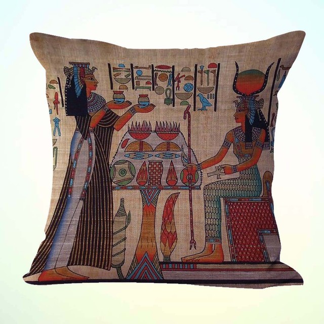 4pcs cushion covers Ancient Egyptian home interior accessories eBay
