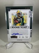 2021 Contenders Kylin Hill Rookie Ticket Auto RC Rookie GREEN BAY PACKERS NE