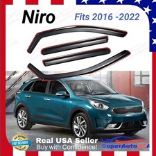 For 2016-2022 Niro In-channel Vent Window Visors Rain Guard Deflectors For 2016-2022 Niro In-channel Vent Window Visors Rain Guard Deflectors