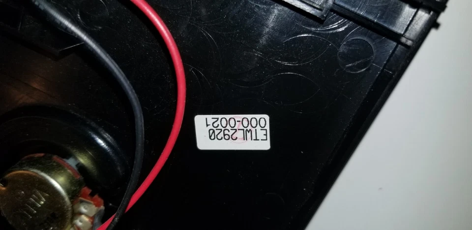 wltl29200 Control panel or head etwl2920 000-0021 wk-tz9085 ect-277e rev C - Image 4 of 4