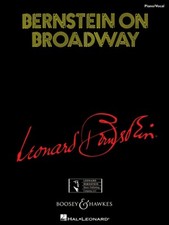 Bernstein on Broadway Sheet Music Piano Vocal Sheet Music Book NEW 000450100