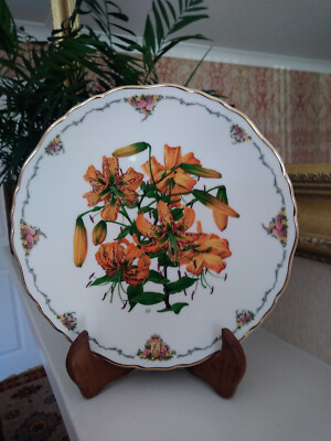 Vintage Royal Albert Teller, Sarah Anne Schofield 'Tiger Lily' Queen Mother