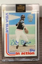 2021 TOPPS ARCHIVES Signature Series VIDA BLUE AUTOGRAPH Padres 8/99 In Action🔥