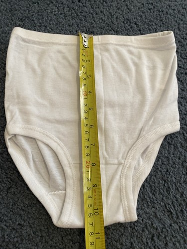 Lot 4 Pcs Girls Briefs, Modest Underwear, Vintage Style Size 14 Y.o , 100%cotton - Picture 8 of 10