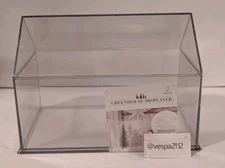 Target Bullseye Playground Christmas House Display Acrylic Greenhouse Box 