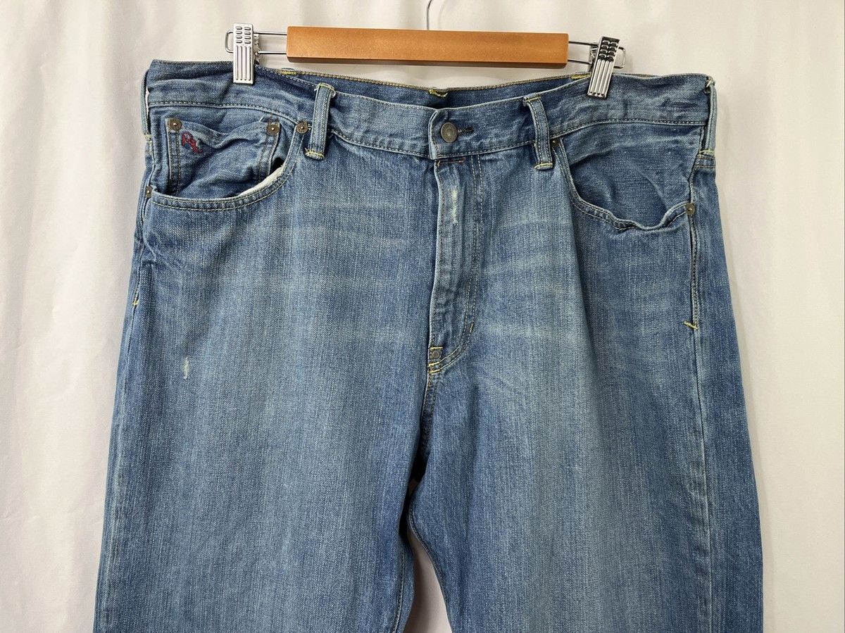 Polo Ralph Lauren Vintage 67 Denim Blue Jeans Size 38x30 | eBay