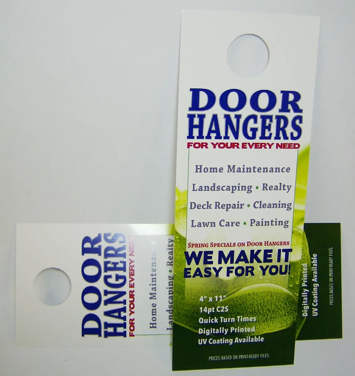 4.25 X 11 Door Hangers