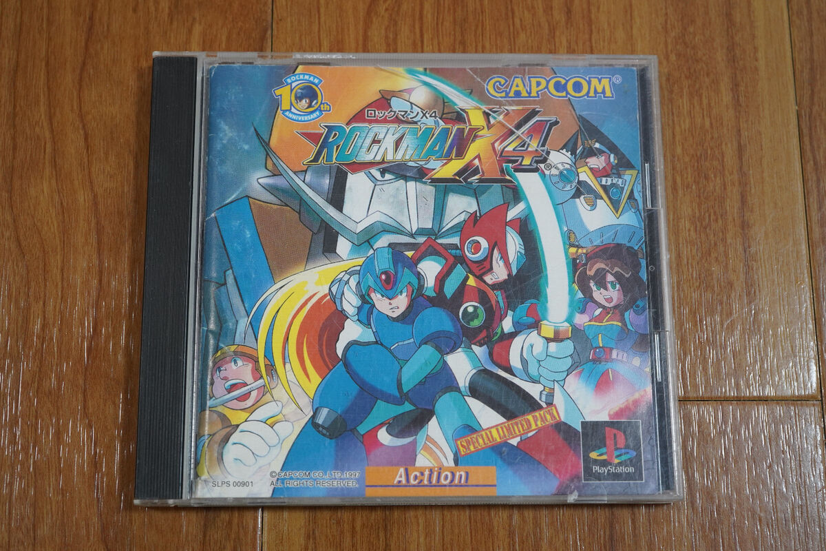 Rockman X4 (Mega Man X4) PS1 PlayStation Complete NTSC-J Rockman X4 (Mega Man X4) PS1 PlayStation Complete NTSC-J