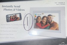 Simply Smart PhotoShare 10.1" Touchscreen WiFi Digital USB Picture Frame Pebble
