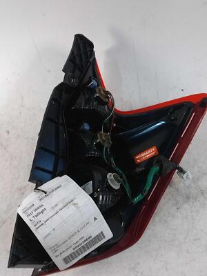 Used Left Tail Light Assembly fits: 2017 Nissan Versa quarter panel mounted Htbk