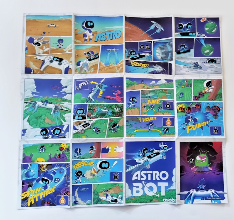 【 新品未開封 】ASTRO 公式ポスター まとめ売り 8種 Astrobot Poster - NEW - ORIGINAL OEM - 2 Sided Astro Bot Comic | eBay
