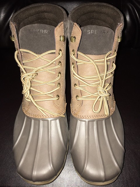 sperry duck boots memory foam