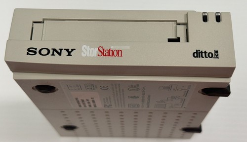 💻Vintage SONY StorStation Ditto 2GB External Tape Drive IO2000-PX Printer cable - 第 3/11 張圖片