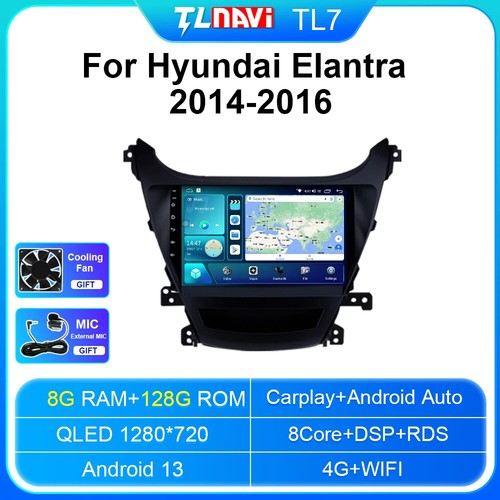 Android Auto Multimedia Stereo Player w/ GPS Navi For Hyundai Elantra 2011-2016 - Picture 38 of 40