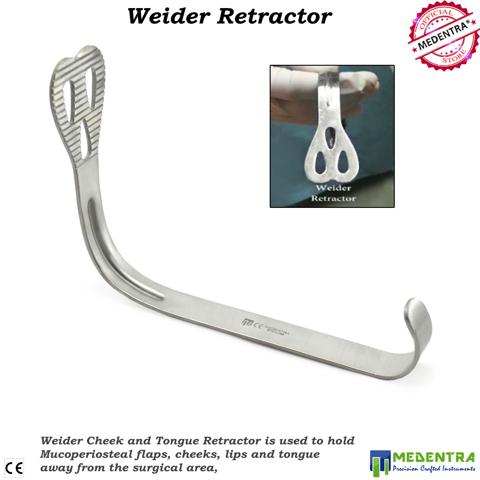 Dental Weider Tongue and Cheek Retractor Mouth Gags Sweetheart