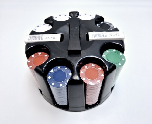 Poker Rack mit Chips und Karten Poker Set Neu - Bild 3 von 9