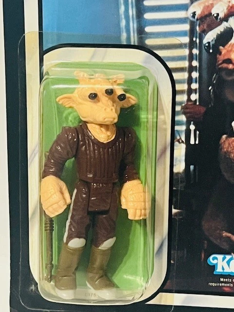 Figura de acción Ree Yees Star Wars 1983 Kenner sin usar, en caja Jedi sellada Ree-Yees de colección BMC1 Foto 3 de 4