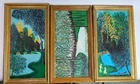 OIL PAINTING Michigan Landscapes Rare 1970s Set of 3 Irene Wilson 15x27 each