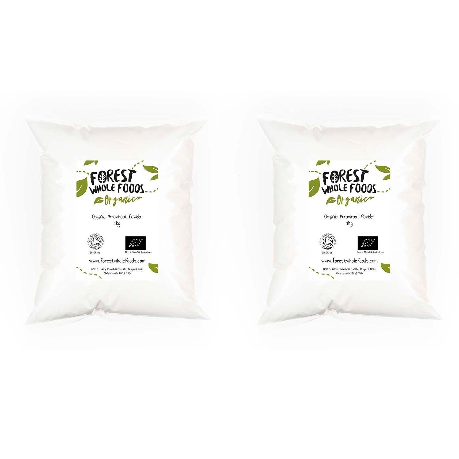 Organic Arrowroot Powder 2kg - Forest Whole Foods
