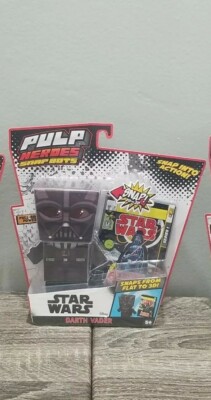 PULP HEROES SNAP BOTS STAR WARS DARTH VADER COLLECTIBLE FOLDABLE TOY FIGURE NEW