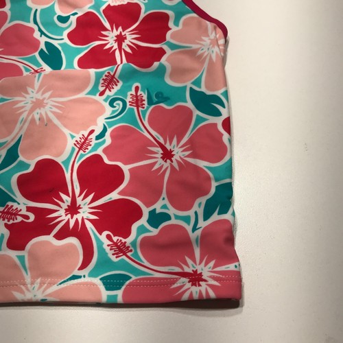 Kanu Surf Swim Set Youth Girls Size 12 Pink Floral Hawaiian 2-Piece Top & Bottom - Picture 7 of 23