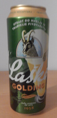 LASKO PIVO GOLDING  EMPTY  CAN 0,5L  Collector's  can